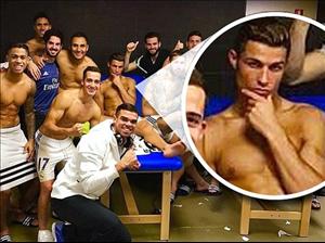 Cristiano Ronaldo tỏ ra nguy hiểm khi chụp ảnh cùng đồng đội