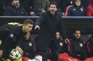 Atletico thua trận Simeone vẫn cảm thấy hài lòng