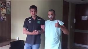 Cầu thủ Chapecoense đầu tiên tỉnh dậy sau thảm họa rơi máy bay