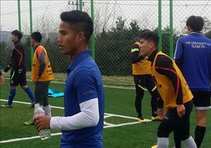 Hậu vệ Đức Lương chia sẻ về việc tập luyện ở đội bóng Hàn Quốc