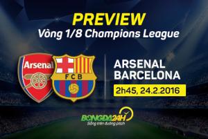 Arsenal vs Barcelona (2h45 ngày 24/2): Chơi vơi trong cơn mơ!