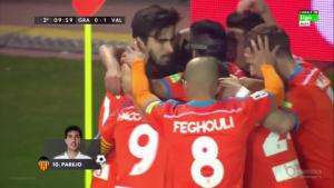 Video clip bàn thắng: Granada 1-2 Valencia (Vòng 25 La Liga 2015/16)