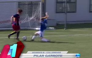 Pha solo ghi bàn ở góc cực hẹp của nữ cầu thủ trẻ Barca