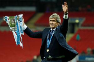 Pellegrini ca ngợi người hùng Caballero sau khi giành cúp Liên đoàn