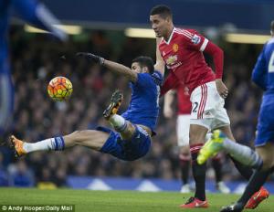 Video clip bàn thắng: Chelsea 1-1 M.U (Vòng 25 Premier League 2015/2016)