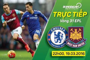 Chelsea 2-2 West Ham (KT): Người hùng Fabregas giúp thầy Hiddink nối dài thành tích bất bại