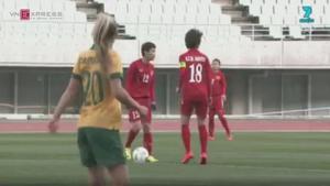 Video clip bàn thắng: Nữ Việt Nam 0-9 Nữ Australia (Vòng loại Olympic 2016)