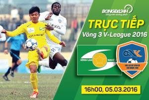 SLNA 3-3 QNK Quảng Nam (KT): Rượt đuổi ngoạn mục