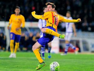 Video clip bàn thắng: Sociedad 1-0 Barca (Vòng 32 La Liga 2015/2016)