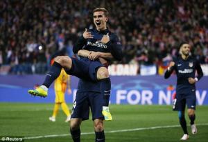 Video clip bàn thắng: Atletico Madrid 2-0 (3-2) Barca (Tứ kết Champions League 2015/2016)
