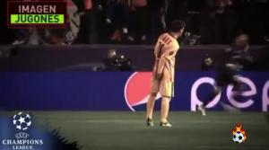 Messi uể oải... gãi mông ở trận thua Atletico