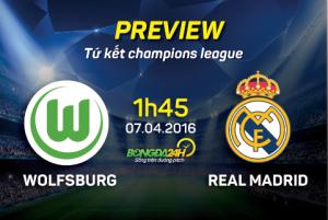 Wolfsburg vs Real Madrid (1h45 ngày 7/4): Vì bàn đạp Siêu kinh điển…