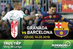 Granada 0-3 Barca (KT): Suarez lập hattrick đưa Blaugrana lên ngôi Vương