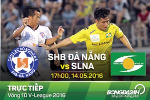 SHB Đà Nẵng 1-1 SLNA (KT): Đại chiến bất phân thắng bại