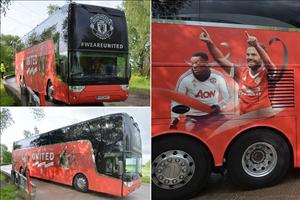 M.U sắm xe bus mới thay chiếc bị CĐV West Ham tàn phá