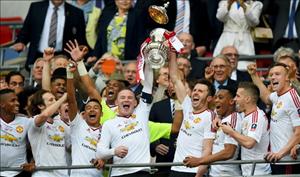 Dàn sao MU phát cuồng ra sao khi đăng quang FA Cup 2015/16