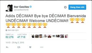 Casillas nói gì khi Real lần thứ 11 vô địch Champions League