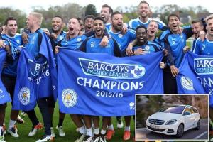 Tất cả cầu thủ Leicester City đều được thưởng một chiếc Mercedes