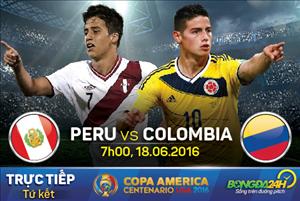 Peru 0-0 (pen: 2-4) Colombia (KT): Los Cafeteros vào bán kết sau loạt đấu súng cân não