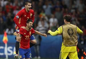 Sốc: Morata ghi bàn sau ma trận chuyền bóng của Tây Ban Nha