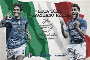 Từ Luca Toni đến Graziano Pelle: Khi người Ý thích những vũ điệu bình dân