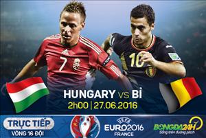 Hungary 0-4 Bỉ (KT): Quỷ đỏ ra oai bằng chiến thắng đậm nhất từ đầu Euro 2016