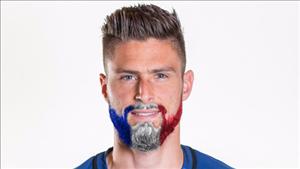 Tiền đạo Giroud hứa nhuộm ... râu nếu Pháp vô địch EURO 2016