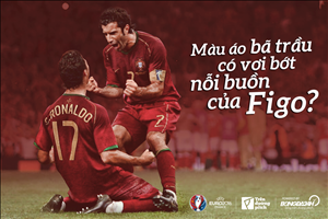 Màu áo bã trầu có vơi bớt nỗi buồn của Figo?