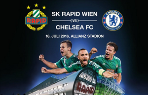 Rapid Vienna 2-0 Chelsea: Trái đắng cho Conte trong trận ra mắt The Blues