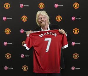 Tỷ phú Richard Branson hợp tác với Man Utd