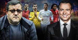 Đại chiến “siêu cò”: Mino Raiola ghê gớm, nhưng thua xa Jorge Mendes