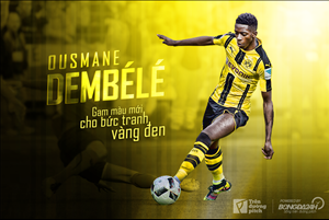 Ousmane Dembélé – Gam màu mới cho bức tranh Vàng Đen