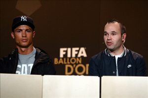 Quả bóng vàng FIFA 2016 không có chỗ cho Ronaldo