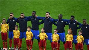 Màn chào cờ và hát quốc ca của hai đội Pháp vs Iceland trước trận đấu