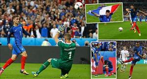 Thắng đậm Iceland, Pháp thiết lập kỷ lục trong lịch sử Euro
