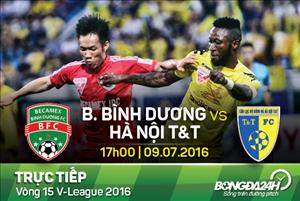 Bình Dương 4-5 Hà Nội T&T (KT): Rượt đuổi tỷ số trong trận đấu có 9 bàn thắng