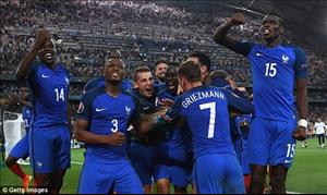 Lịch sử ủng hộ Pháp lên ngôi vô địch Euro 2016