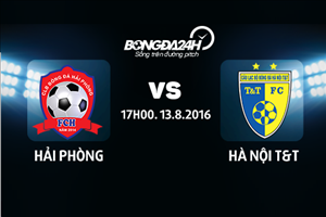 Hải Phòng vs Hà Nội T&T (17h00 13/8): Lạch Tray mở hội