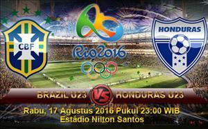 U23 Brazil 6-0 U23 Honduras: Selecao trẻ vào CK Olympic 2016 sau màn đánh tennis