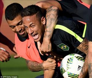 Neymar và truyền nhân khoe hình xăm đôi trước thềm Olympic Rio 2016