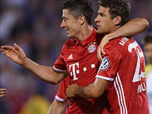 Tổng hợp: Carl Zeiss Jena 0-5 Bayern Munich (Cúp QG Đức 2016/17)