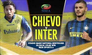 Nhận định Chievo vs Inter Milan 01h45 ngày 22/08 (Serie A 2016/17)