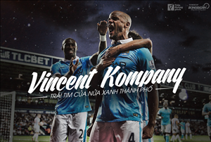 Vincent Kompany – Trái tim của nửa xanh thành phố