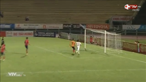 Pha cứu thua hay của hậu vệ Long An gây sốt cộng đồng mạng