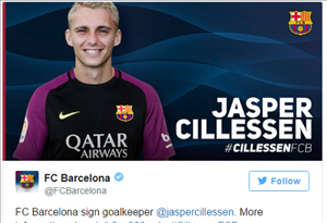 Cillessen: Tôi muốn được bắt chính ở Champions League