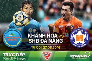 Khánh Hòa 3-1 SHB Đà Nẵng (KT): Mộng vô địch lung lay