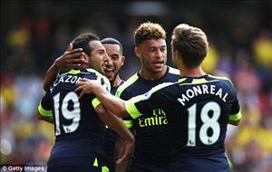 Ngôi sao Alexis Sanchez tỏa sáng góp công lớn vào 3 bàn thắng (Watford vs Arsenal)