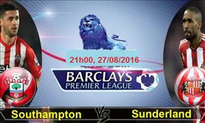 Nhận định Southampton vs Sunderland 21h00 ngày 27/08 (NHA 2016/17)