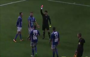 Siêu độc: Trung vệ nhận thẻ đỏ sau khi lập ... hattrick