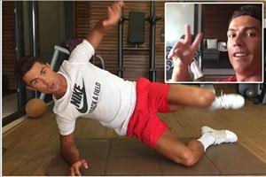 Ronaldo lao vào tập luyện điên cuồng để sớm trở lại thi đấu